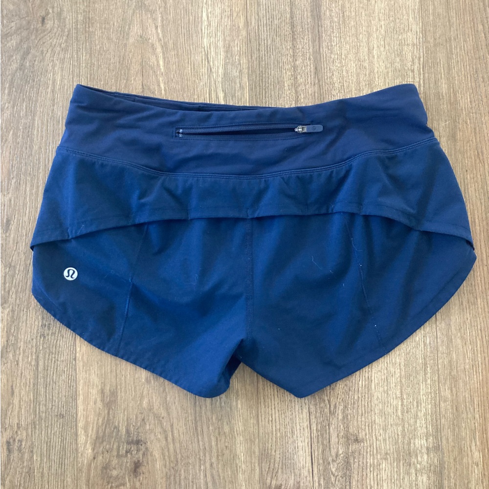 lululemon athletica Navy Blue Women Shorts